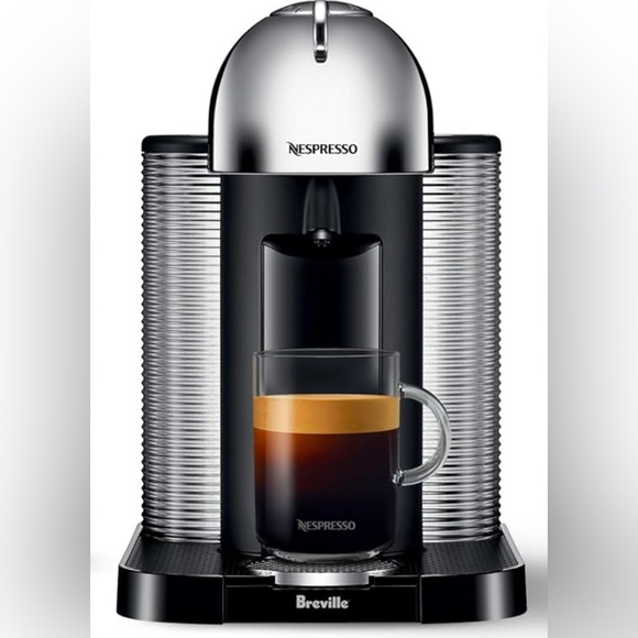 Nespresso Silver and Black Coffee Maker